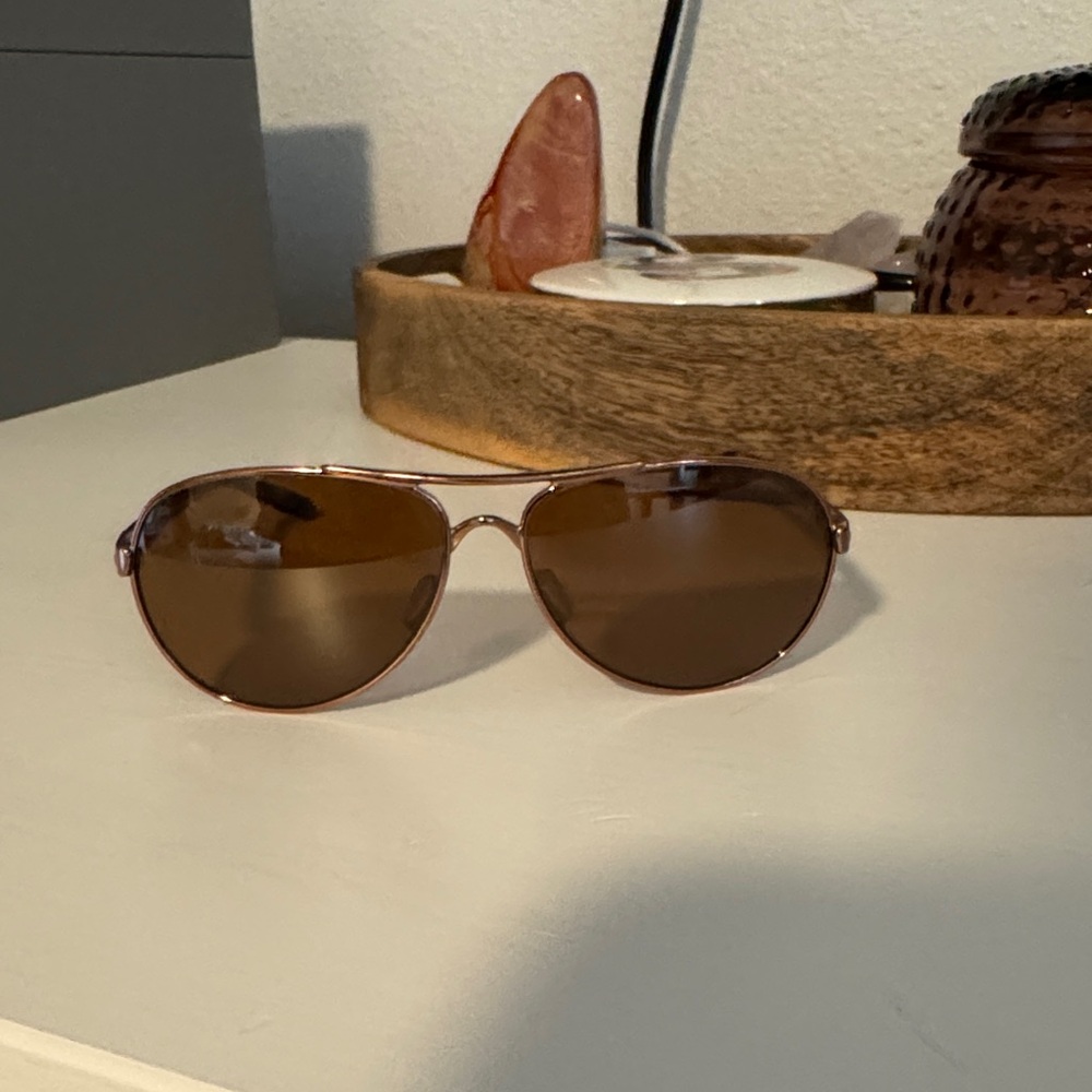 Oakley Brown Aviator Sunglasses - Picture 9 of 10